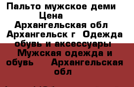 Пальто мужское деми › Цена ­ 500 - Архангельская обл., Архангельск г. Одежда, обувь и аксессуары » Мужская одежда и обувь   . Архангельская обл.